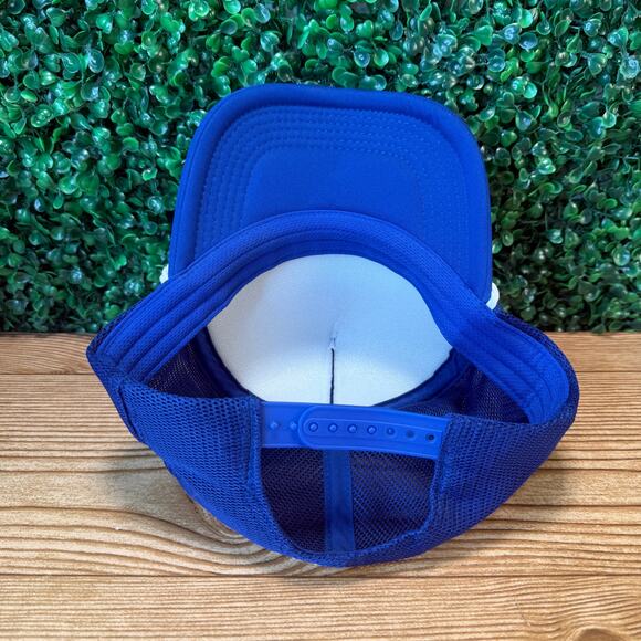 Dutch Bros Coffee Company "Always Stoked" Blue Snapback Rope Brim Trucker Hat - Picture 6 of 8